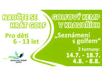 Prázdninový golfový kemp v Kravařích